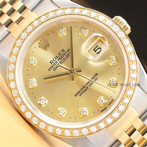 rolex 16233 18k diamonds|rolex datejust model numbers.